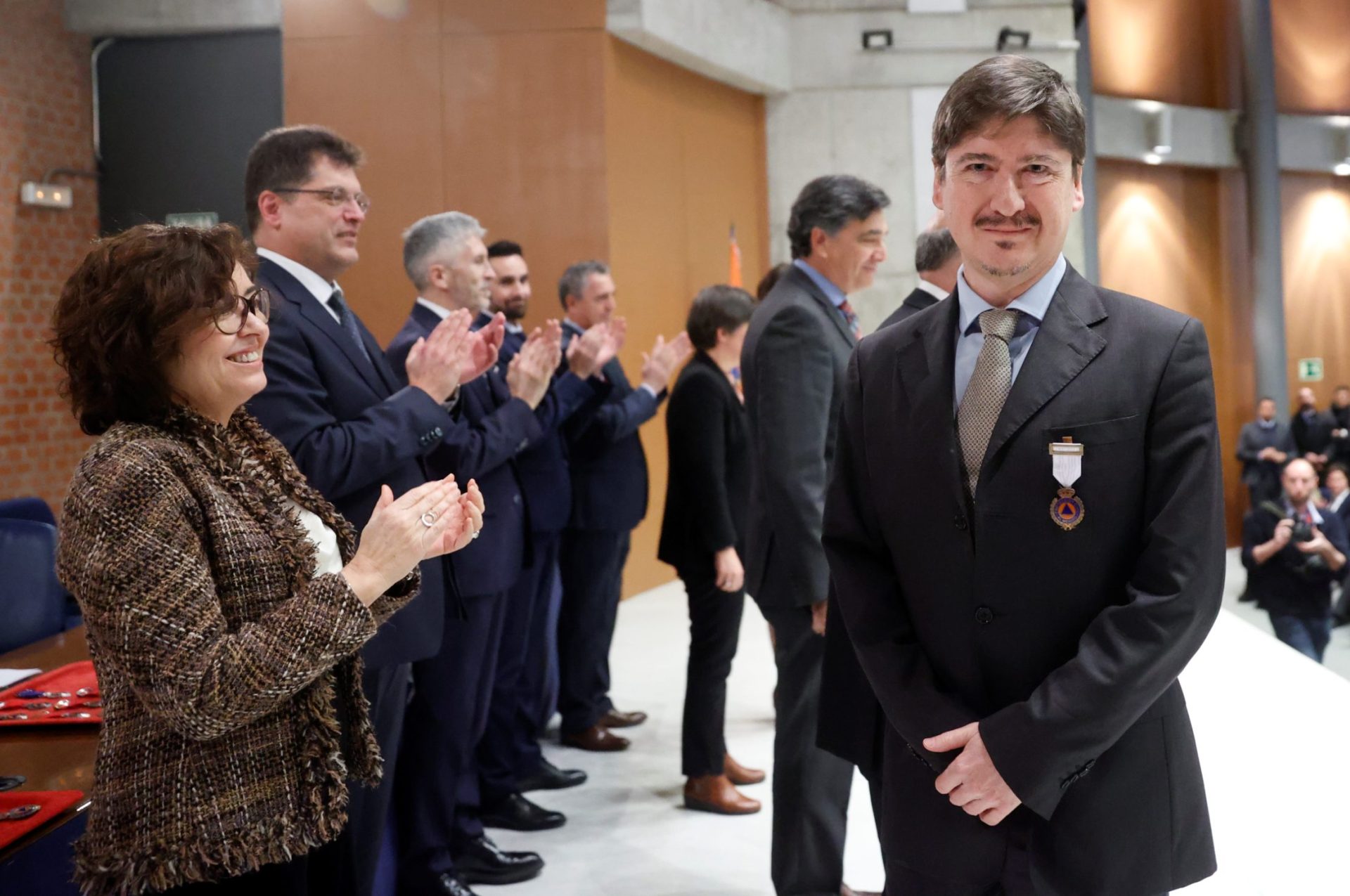 Ramiro Fuente recibe la medalla al mérito de la Protección Civil