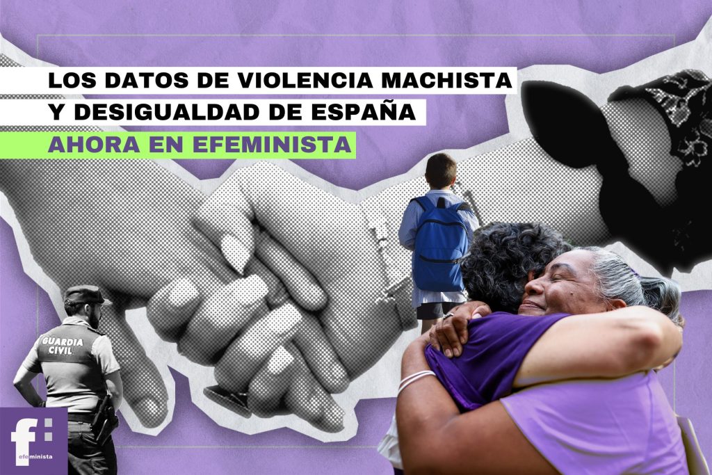 Carátula del espacio "Violencia Machista Datos". Autora, Laura de Grado.