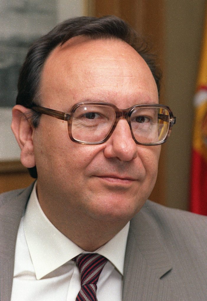 Madrid, 24-7-1983.- Retrato de Ricardo Utrilla Carlón, presidente de la Agencia EFE. EFE