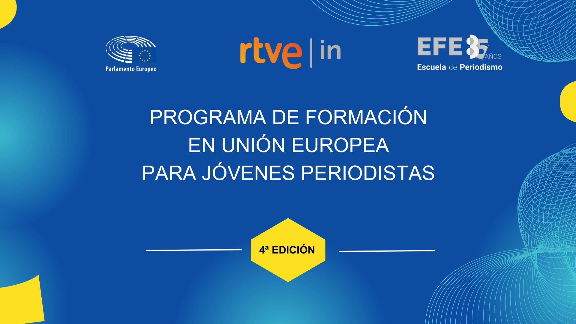 Cartel IV edición curso parlamento Europeo