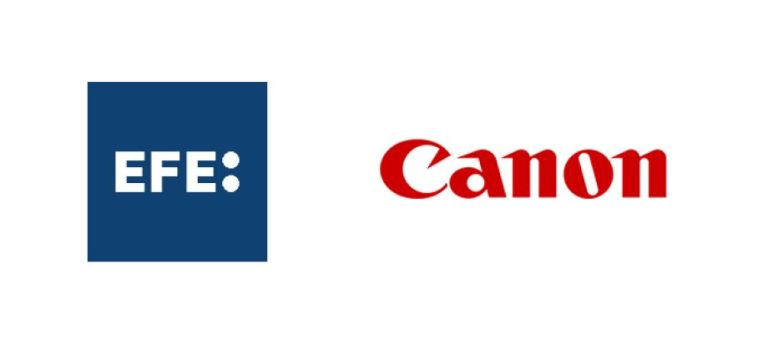 Logos-Canon-EFE, beca formativa comunicación audiovisual