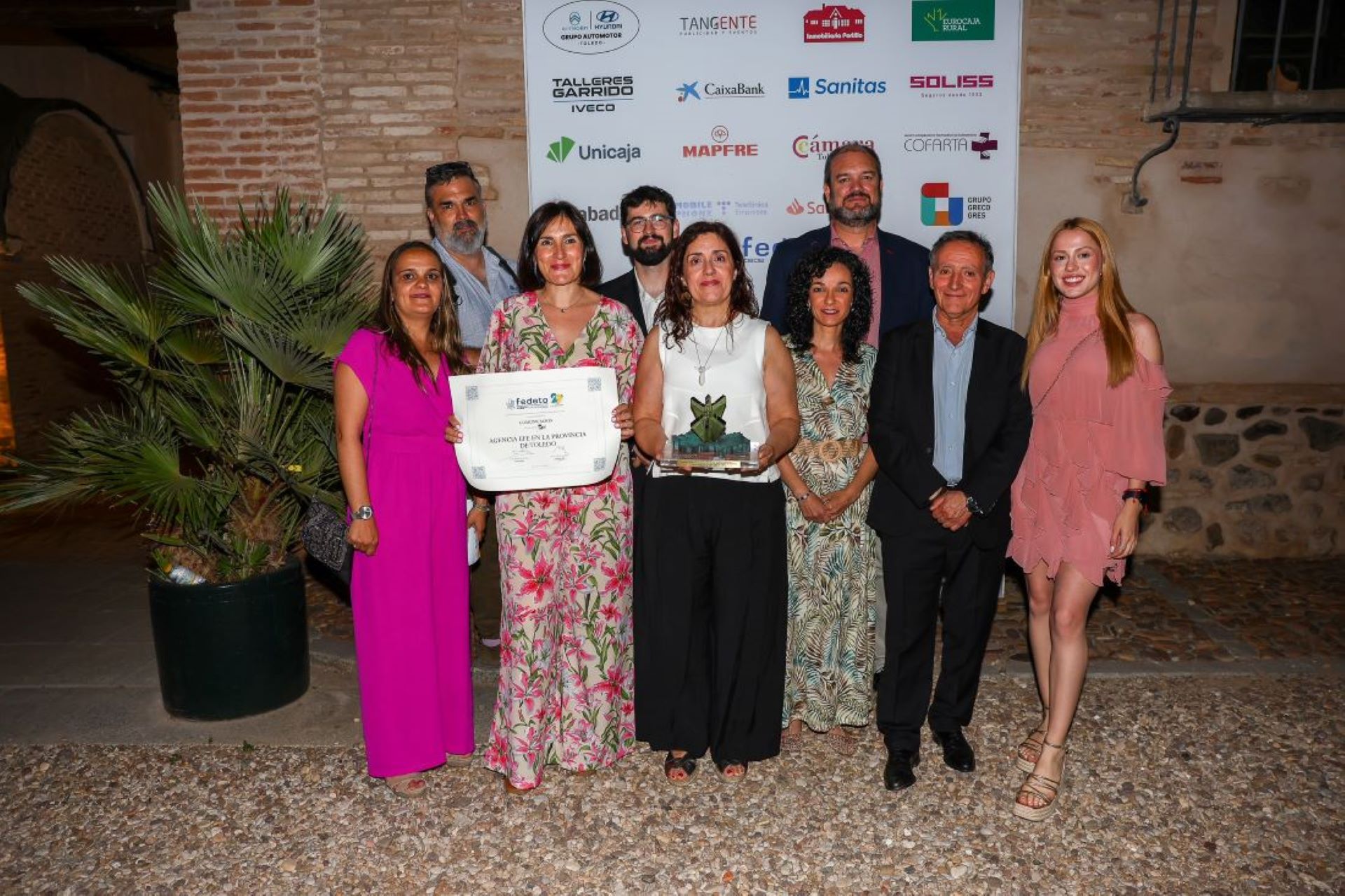Toledo, 13/06/2025.- La Agencia EFE en Toledo, premiada por la Federación Empresarial Toledana (Fedeto) por su labor informativa en materia económica. EFE